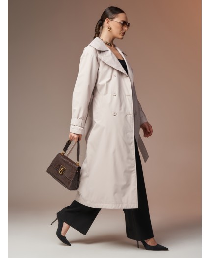 Плащ женский светло-бежевый