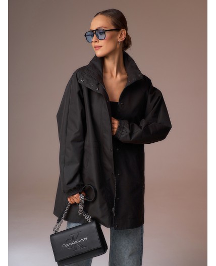 Плащ женский черный