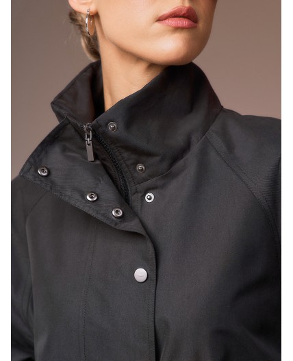 Плащ женский черный