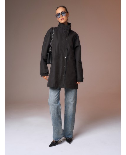 Плащ женский черный