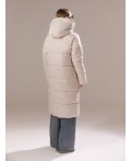 Пуховик женский светло-бежевый