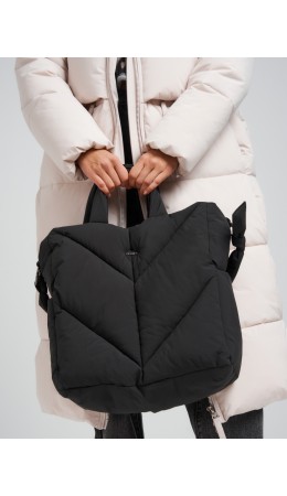 Сумка женская черный матовый