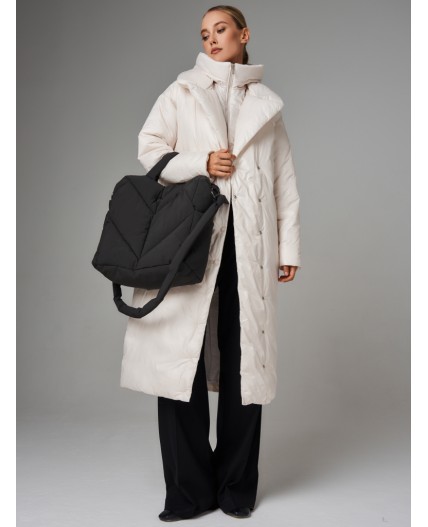 Сумка женская черный матовый