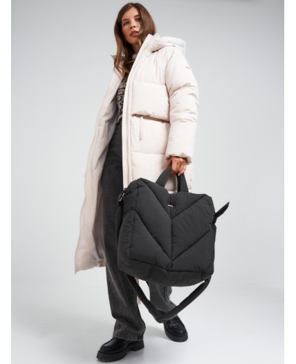 Сумка женская черный матовый