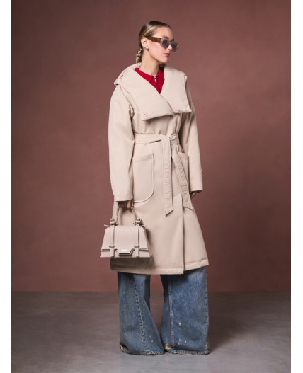 Плащ женский бежевый