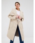 Плащ женский бежевый