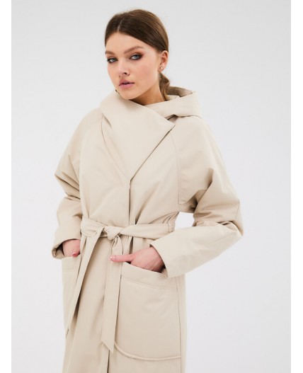 Плащ женский бежевый