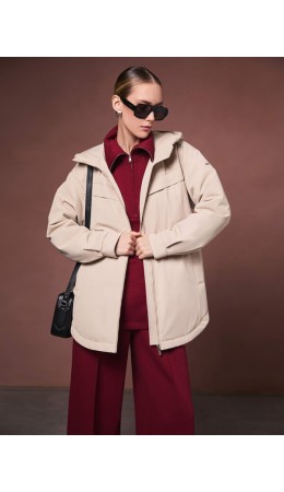 Плащ женский бежевый