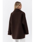 Женское пальто коричневый