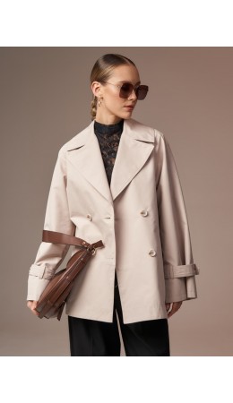 Плащ женский светло-бежевый