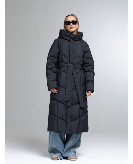 Пуховик женский черный