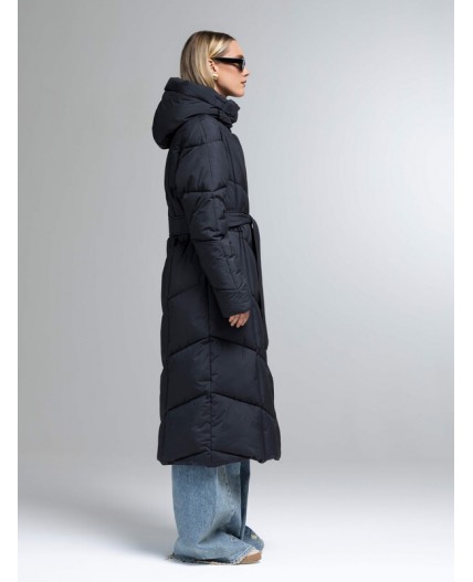 Пуховик женский черный