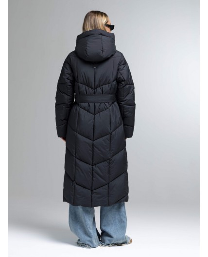 Пуховик женский черный