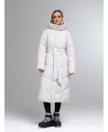 Пуховик женский светло-бежевый