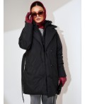 Пуховик женский черный