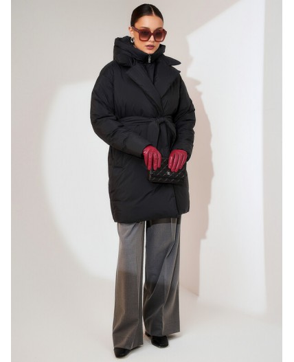 Пуховик женский черный