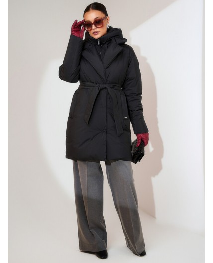 Пуховик женский черный