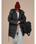 Пуховик женский черный