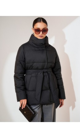 Пуховик женский черный