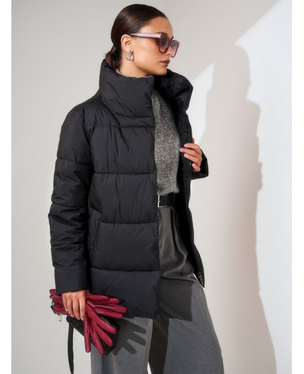 Пуховик женский черный