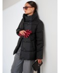 Пуховик женский черный