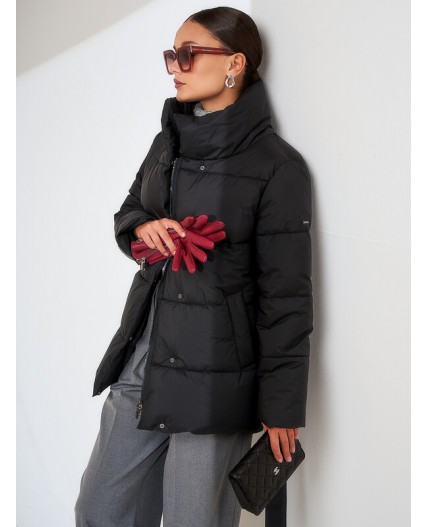Пуховик женский черный