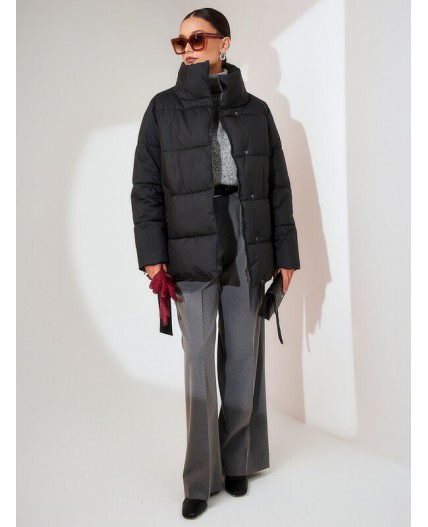Пуховик женский черный