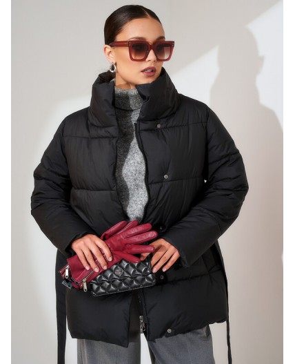 Пуховик женский черный