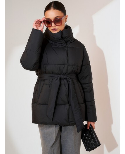 Пуховик женский черный
