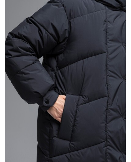 Пуховик женский черный