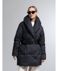Пуховик женский черный