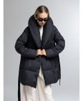 Пуховик женский черный