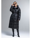 Пуховик женский черный