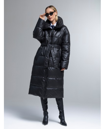 Пуховик женский черный