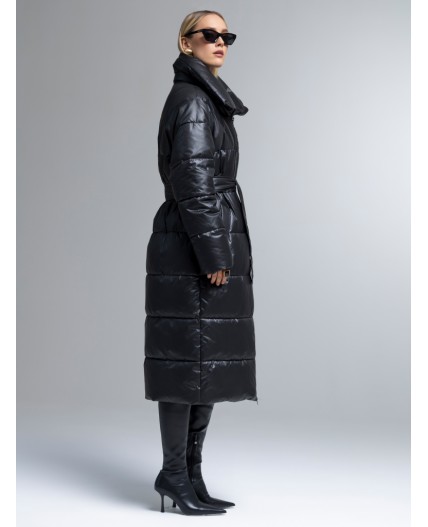 Пуховик женский черный