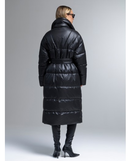 Пуховик женский черный