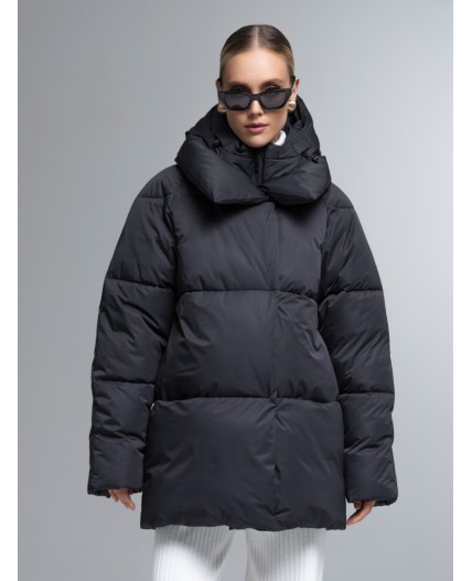 Пуховик женский черный