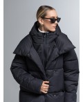 Пуховик женский черный