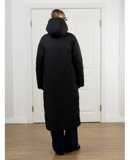 Пуховик женский черный