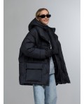 Пуховик женский черный