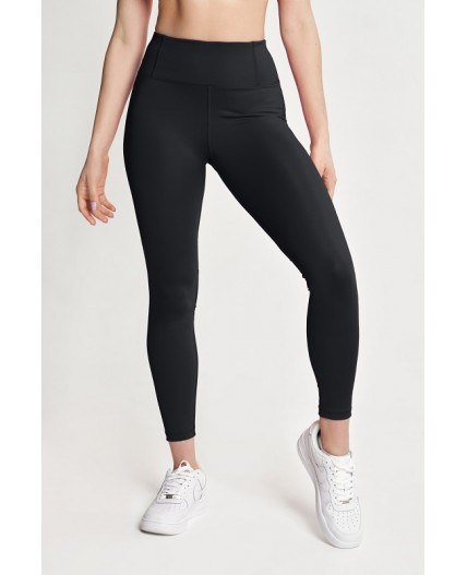 Леггинсы спортивные:жен. МОДЕЛЬ 4 Черный
