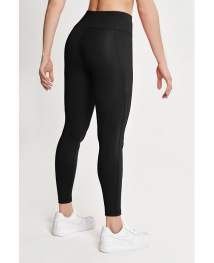 Леггинсы спортивные:жен. МОДЕЛЬ 4 Черный