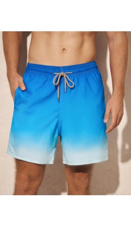 Пляжные шорты:муж. МОДЕЛЬ 1 Gradient blue