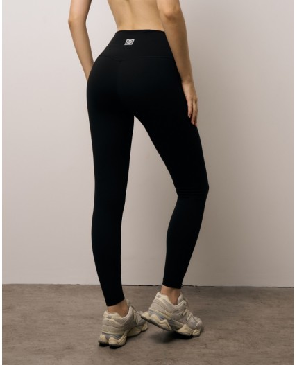 Леггинсы спортивные:жен. МОДЕЛЬ 9 Черный