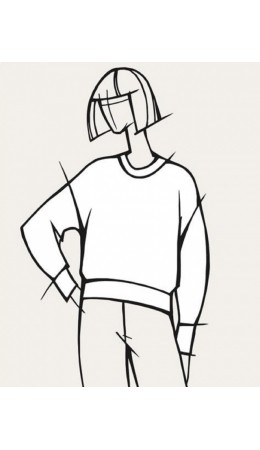 Свитшот:жен. МОДЕЛЬ 24 Серый