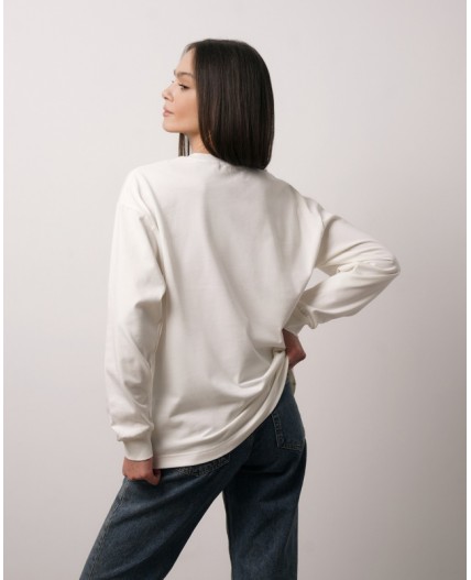 Лонгслив:ув. МОДЕЛЬ 6 Молочный