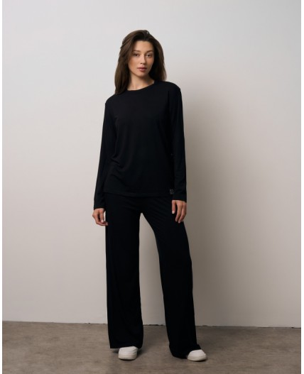 Лонгслив:жен. МОДЕЛЬ 5 Черный