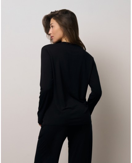 Лонгслив:жен. МОДЕЛЬ 5 Черный