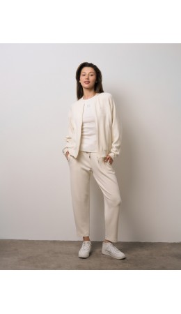 Костюм толстовка/брюки:жен. МОДЕЛЬ 4 Экрю