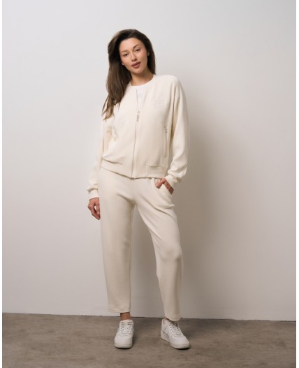 Костюм толстовка/брюки:жен. МОДЕЛЬ 4 Экрю